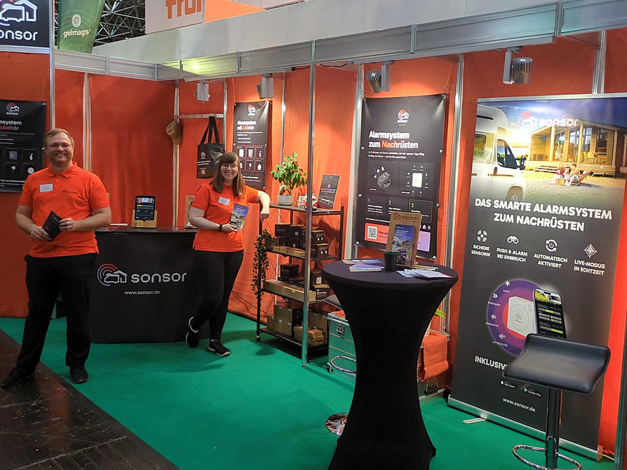 Alarmanlage als IoT Device auf dem Caravan Salon