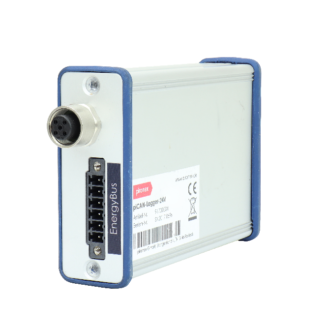 Datenlogger CAN, CANopen, EnergyBus -  24V, USB und Speicherkarte